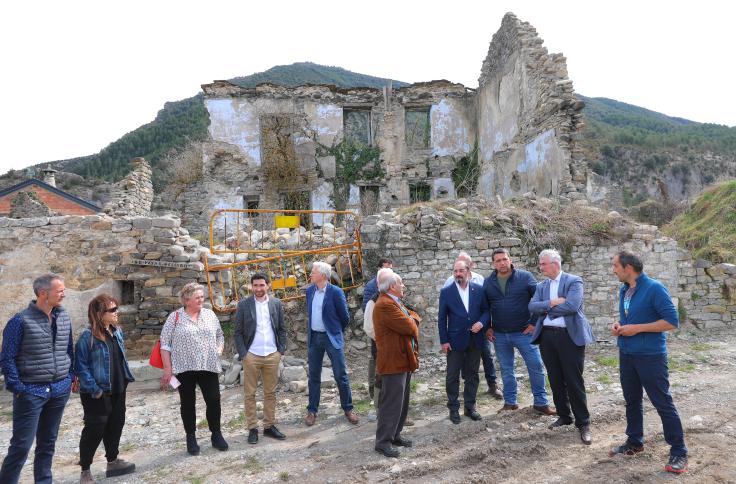 Visita del presidente Lambán a la comarca del Sobrarbe