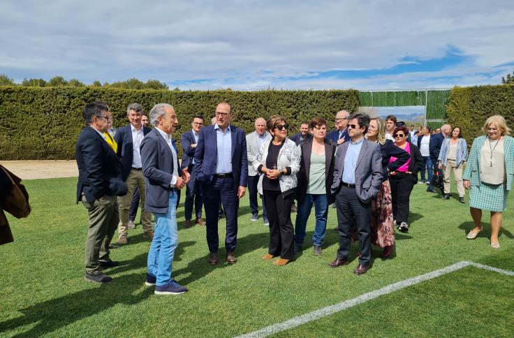 La Escuela Base Aragonesa de Fútbol estrena sus instalaciones