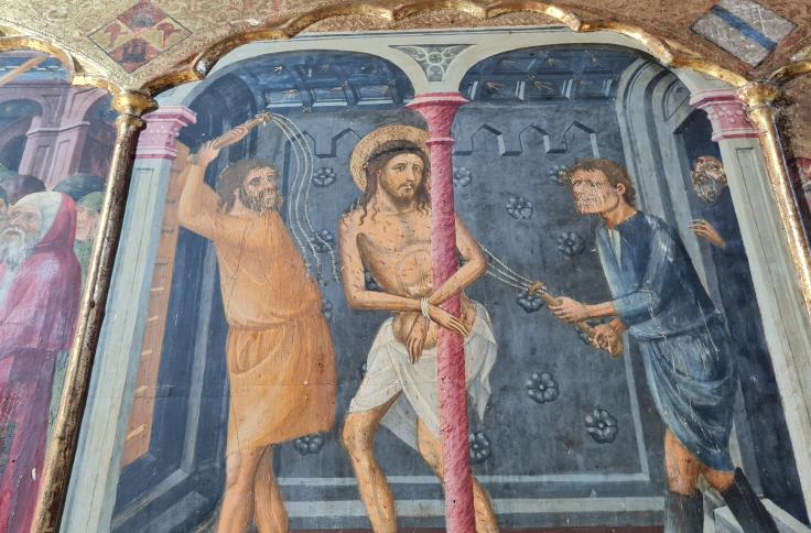 Restauración del retablo de los santos Julián y Lucía, de Jaume Serra