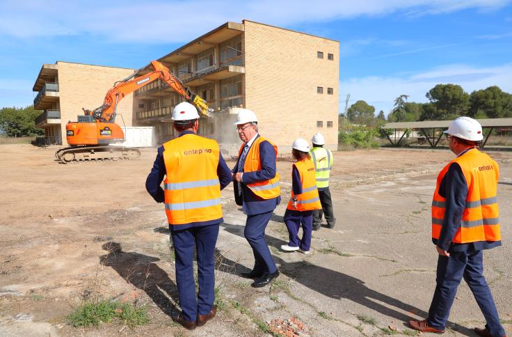 Inicio de las obras de transformación de la Universidad Laboral de Zaragoza