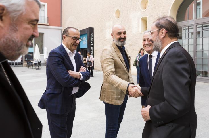Inauguración de la exposición sobre el Papa Luna en el 600 aniversario de su muerte