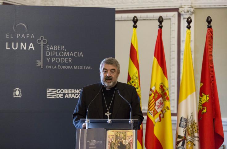 Inauguración de la exposición sobre el Papa Luna en el 600 aniversario de su muerte