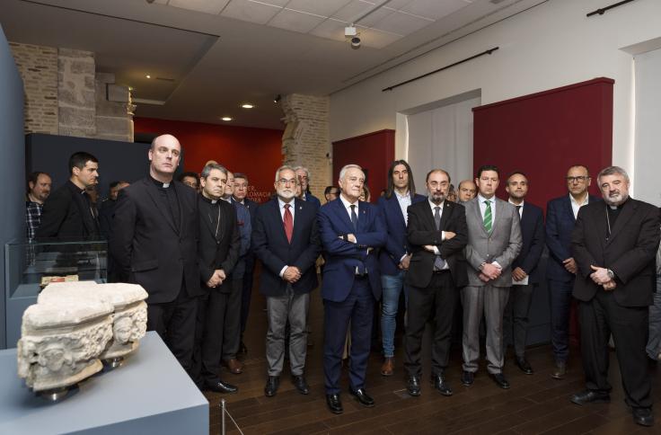 Inauguración de la exposición sobre el Papa Luna en el 600 aniversario de su muerte
