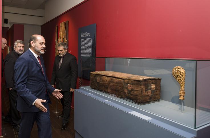 Inauguración de la exposición sobre el Papa Luna en el 600 aniversario de su muerte