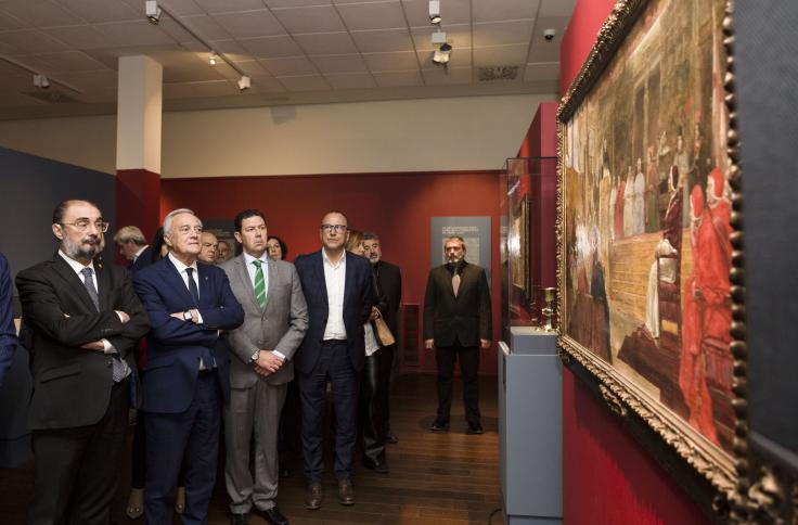 Inauguración de la exposición sobre el Papa Luna en el 600 aniversario de su muerte