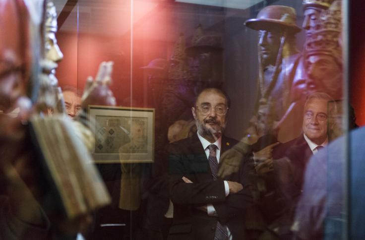 Inauguración de la exposición sobre el Papa Luna en el 600 aniversario de su muerte