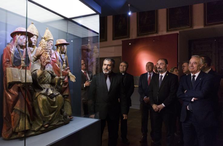 Inauguración de la exposición sobre el Papa Luna en el 600 aniversario de su muerte