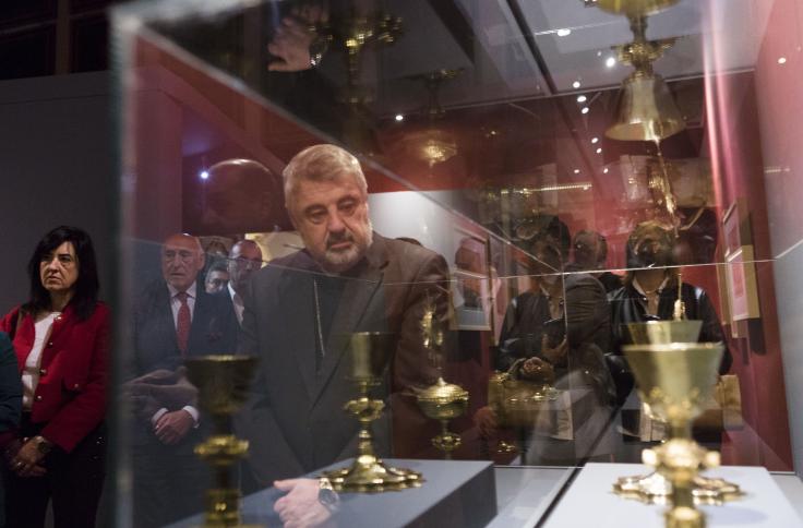Inauguración de la exposición sobre el Papa Luna en el 600 aniversario de su muerte
