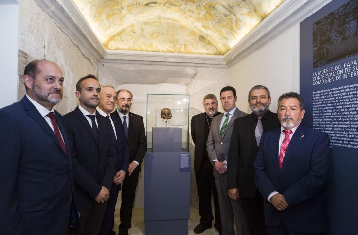 Inauguración de la exposición sobre el Papa Luna en el 600 aniversario de su muerte