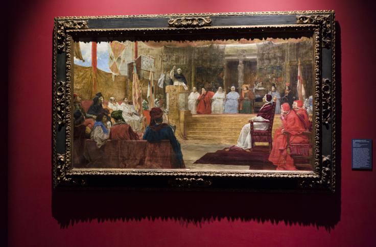 Inauguración de la exposición sobre el Papa Luna en el 600 aniversario de su muerte