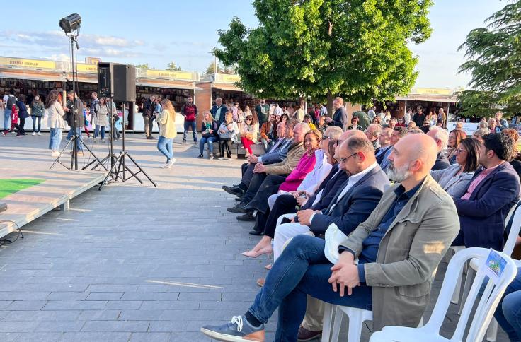 Mayte Pérez, en la Feria del Libro y el Cómic de Teruel de 2023