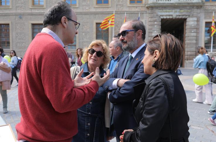 Lambán participa en la celebración del Día Internacional de las familias