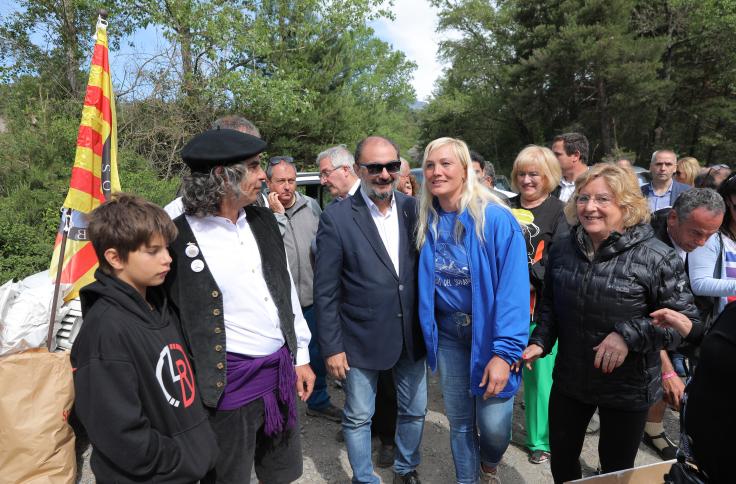 Lambán participa en el almuerzo de los navateros