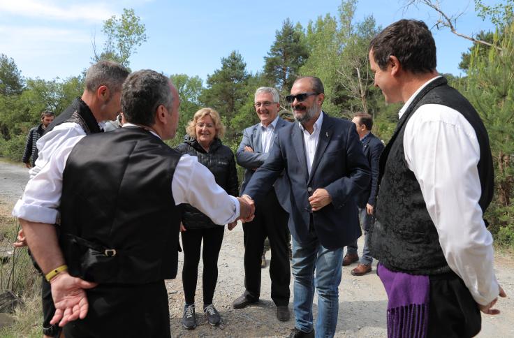 Lambán participa en el almuerzo de los navateros