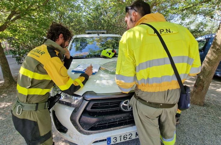 El Puesto de Mando Avanzado se ha instalado en La Alfranca.