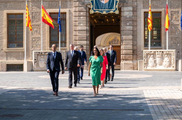 Los nuevos consejeros del Gobierno de Aragón toman posesión