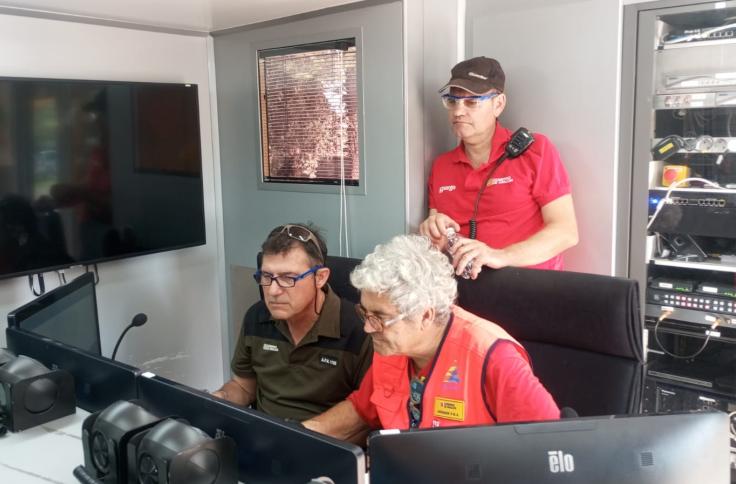 Simulacro de incendio forestal INFOAR
