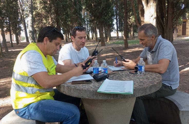 Simulacro de incendio forestal INFOAR