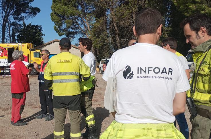 Simulacro de incendio forestal INFOAR