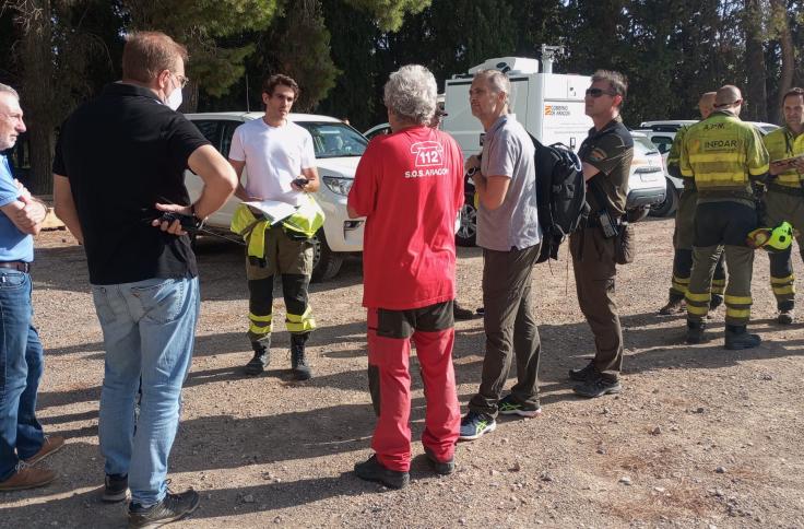 Simulacro de incendio forestal INFOAR