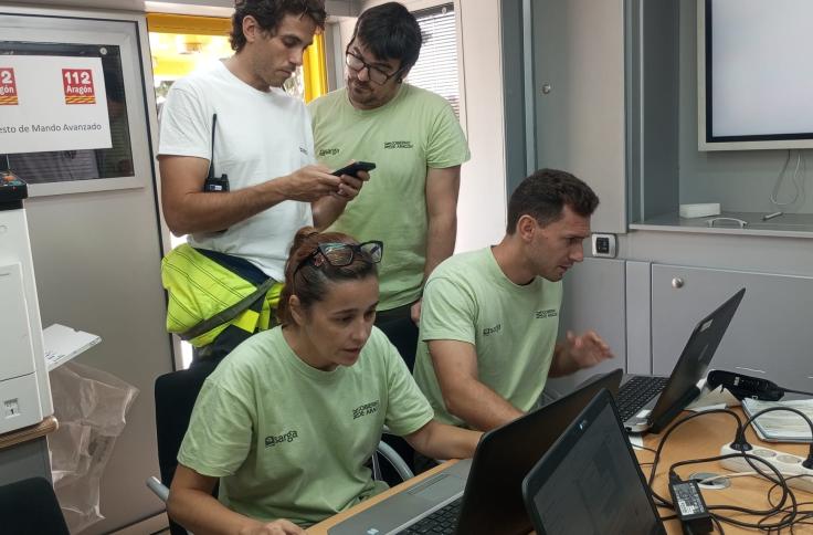 Simulacro de incendio forestal INFOAR