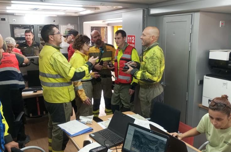 Simulacro de incendio forestal INFOAR