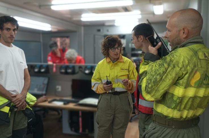 Simulacro de incendio forestal INFOAR