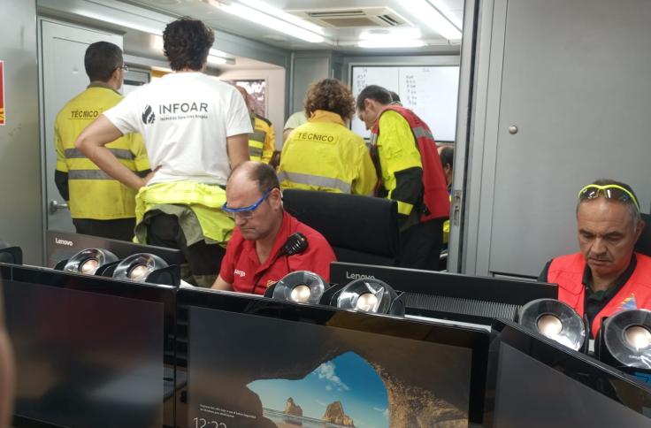 Simulacro de incendio forestal INFOAR