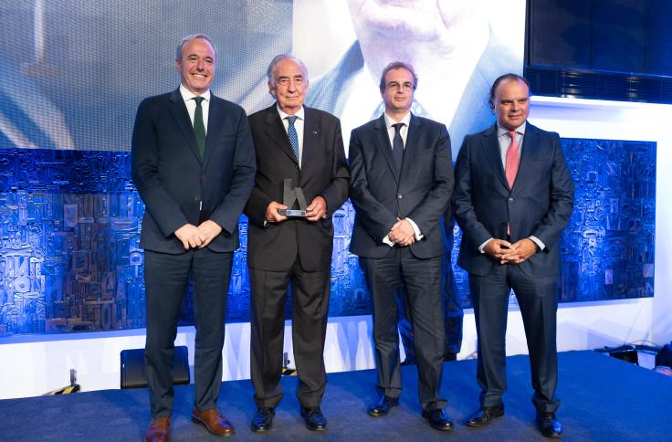 El presidente de Aragón asiste a los Premios Heraldo de Aragón y Henneo 2023