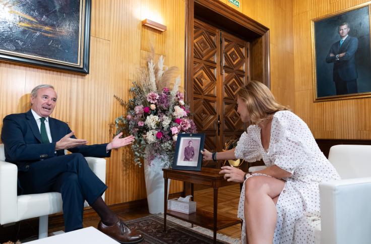 Visita institucional al Ayuntamiento de Zaragoza