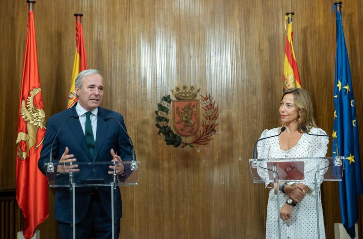 Visita institucional al Ayuntamiento de Zaragoza