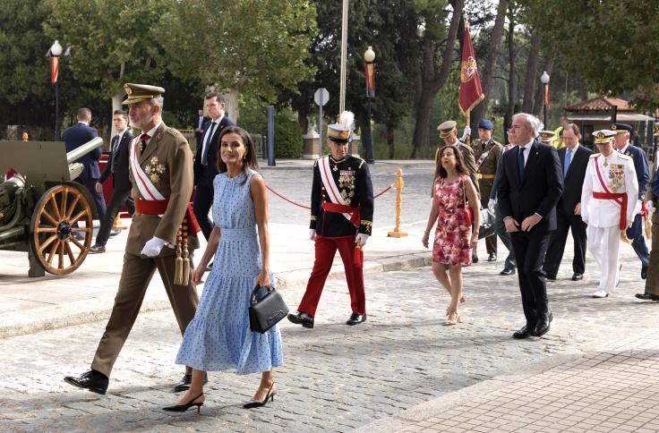 El presidente de Aragón asiste a la jura de bandera de la princesa Leonor en Zaragoza