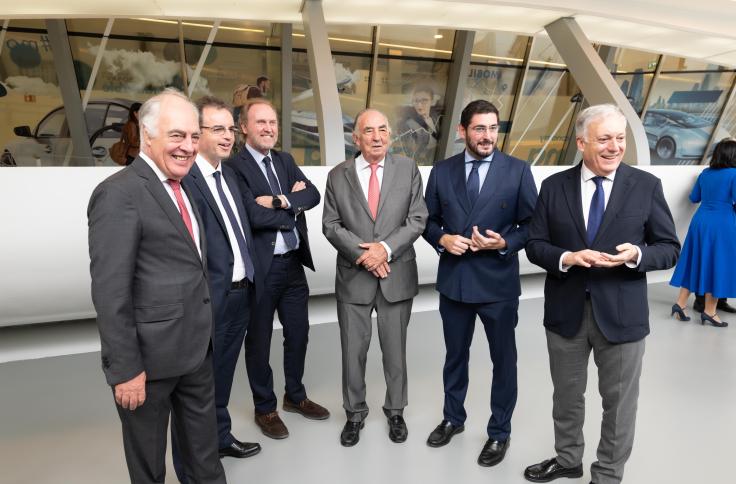 Jorge Azcón, durante la III Gala de la Movilidad y la Automoción y Premios Impulso 2023