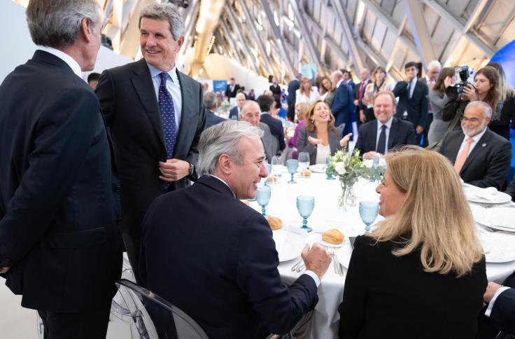 Jorge Azcón, durante la III Gala de la Movilidad y la Automoción y Premios Impulso 2023