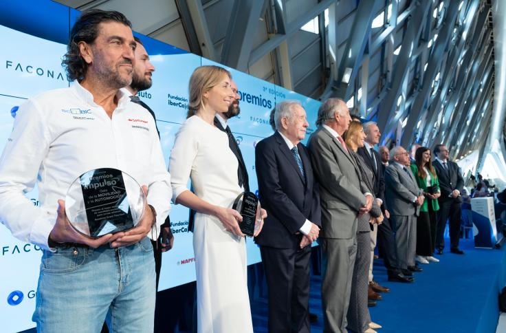 Jorge Azcón, durante la III Gala de la Movilidad y la Automoción y Premios Impulso 2023