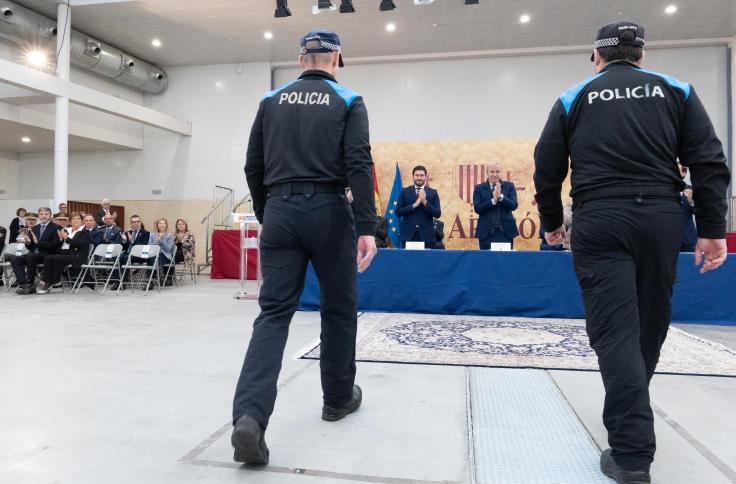 Ceremonia de entrega de las condecoraciones al Mérito Policial en Aragón 2023, celebrada en Barbastro.