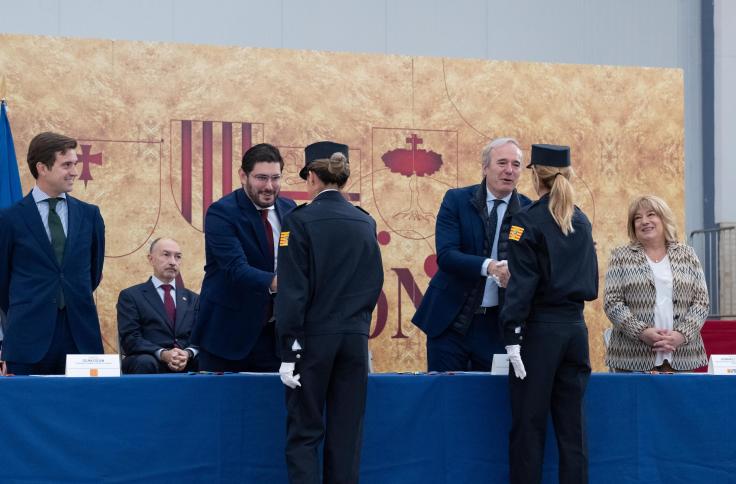 Ceremonia de entrega de las condecoraciones al Mérito Policial en Aragón 2023, celebrada en Barbastro.