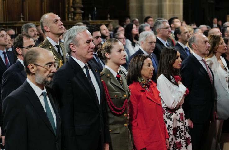 La Princesa Leonor ha recibido la Medalla de Aragón, máxima distinción del Gobierno de Aragón