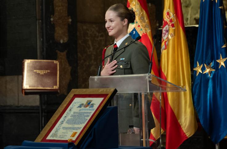 Princesa Leonor, Medalla de Aragón