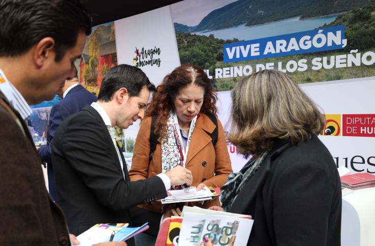 Imágenes del acto que tuvo lugar ayer en la embajada española de Bogotá para la promoción turística de Aragón.