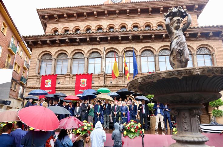 Azcón asiste a la Fiesta de la Vendimia de Cariñena