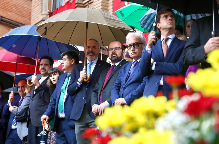 Azcón asiste a la Fiesta de la Vendimia de Cariñena