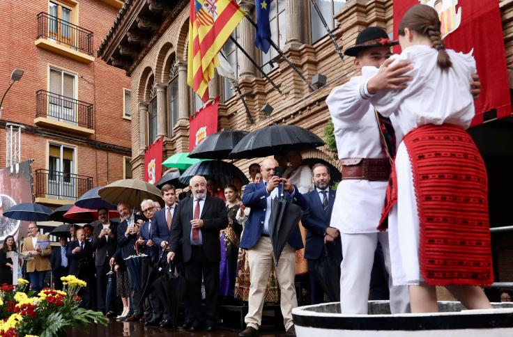 Azcón asiste a la Fiesta de la Vendimia de Cariñena