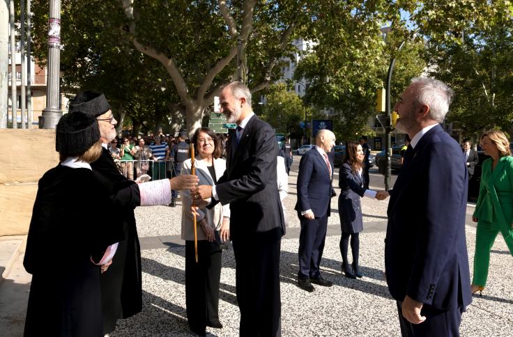 Azcón participa en la apertura del curso académico en la Universidad de Zaragoza