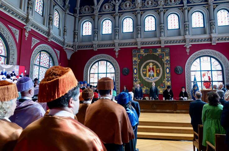 Azcón participa en la apertura del curso académico en la Universidad de Zaragoza