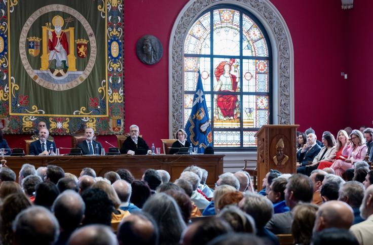 Azcón participa en la apertura del curso académico en la Universidad de Zaragoza