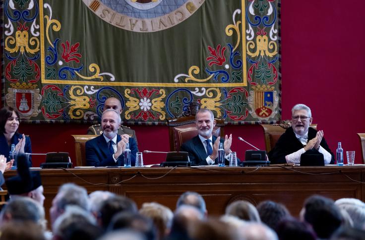 Azcón participa en la apertura del curso académico en la Universidad de Zaragoza