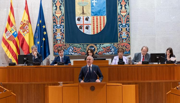 Sesión plenaria de la Cortes de Aragón 28/09/2023