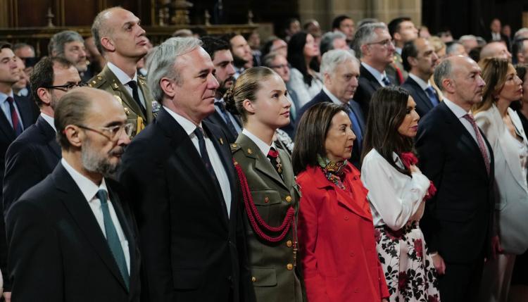 La Princesa Leonor ha recibido la Medalla de Aragón, máxima distinción del Gobierno de Aragón