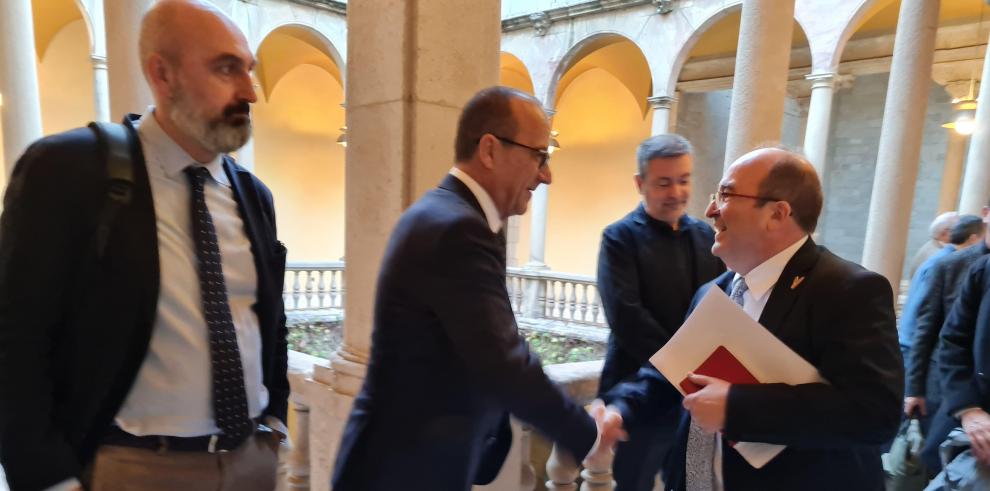Felipe Faci y ministro